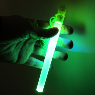 7 Inch LED Safety Light Stick - Green