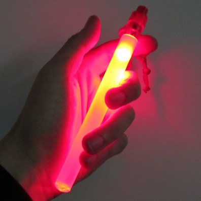 7 Inch LED Safety Light Stick - Red