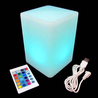Light Up Column Cube Lamp