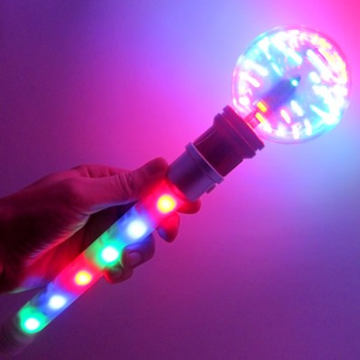 LED Spinning Star Wand