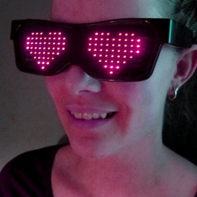 Animated LED Glasses