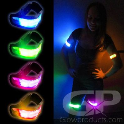 Glowing LED Armbands