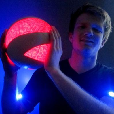 Glowing LED Volleyball